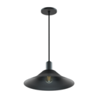 Pendente Match 1xe27 Preto Fosco/ Preto – Or477|orluce